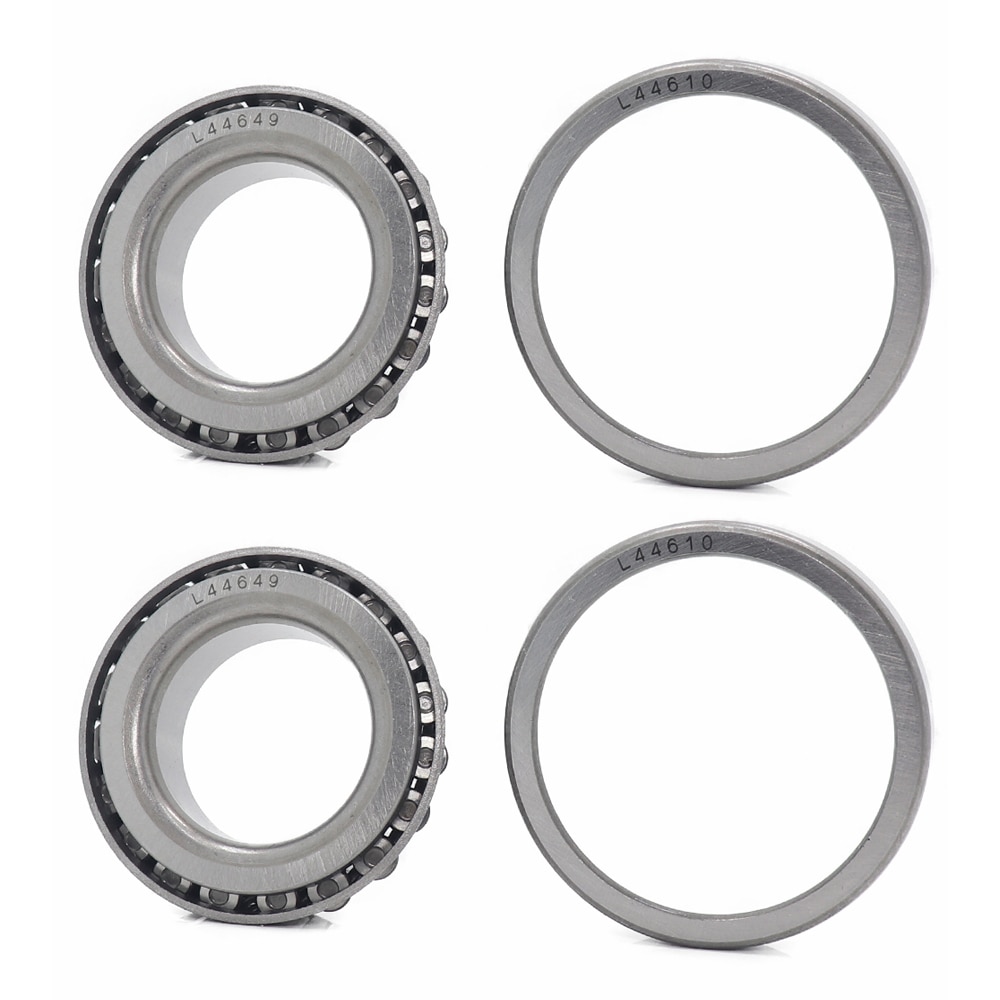 1-1/16'' Axles Trailer Wheel Hub Bearings Kit 2PCS L44649/L44610 1.0625"X1.9800X0.560" inch Rotary Quiet High Speed and Durable