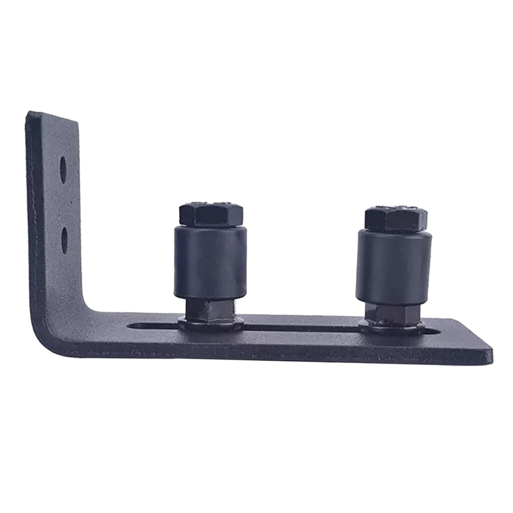 Carbon Steel Adjustable Sliding Barn Door Bottom Guide Stopper Accessory Smoothly Quietly