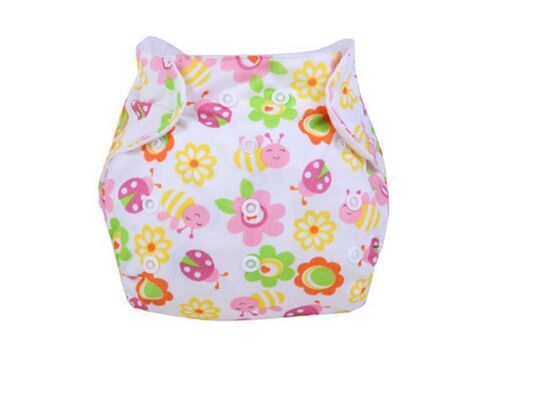 10 teile/los Baby Windel Waschbar Lernen Hose wiederverwendbar Windeln Changeing Baumwolle Anzug 8-13kg: blume