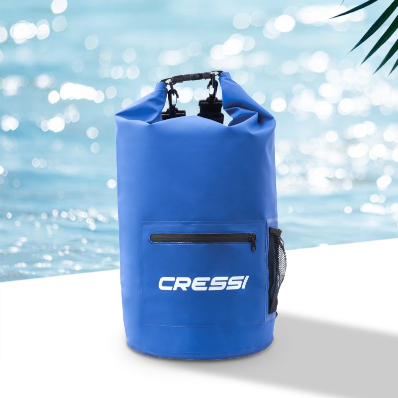 Cressi 10L 20L Dry Bag Waterdichte Duiken Apparatuur Tas Dive Snorkelen Zwemmen Drifting Tas Met Rits