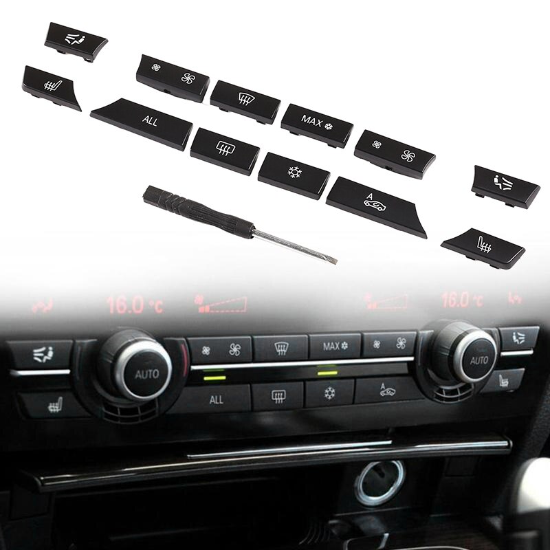Kit de reparación de botones para coche BMW serie 5, 7, F07, GT/F10/F11, F01/F02, A/C: Default Title