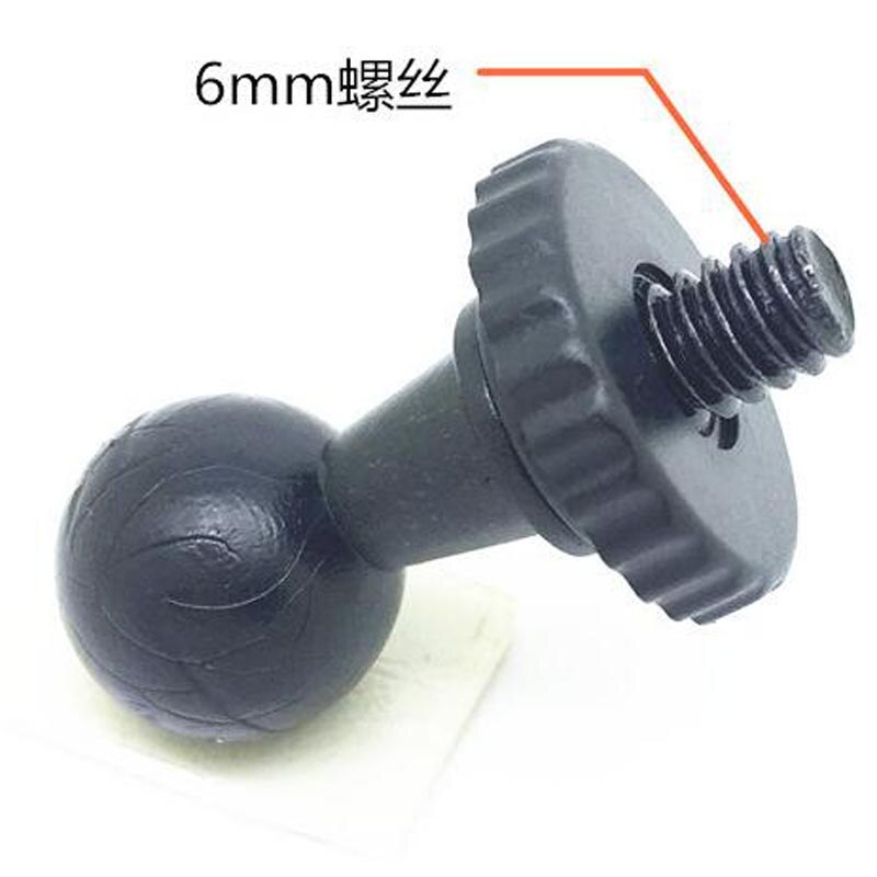 Ventosa per auto per supporto trattino Camera con adattatore di 7 tipi, supporto per auto ad angolo di 360 gradi per la guida della videocamera DVR: 6