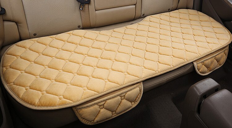 Stof Auto Bekleding Vier Seizoenen Voor Achter Vlas Kussen Ademende Protector Mat Pad Auto accessoires Universele Voor Alle Model: WPD02203B