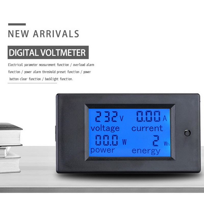 50A 100A 80-260V Dc 6.5-100V Lcd Digitale Voltmeter Amperemeter Power Energie Auto spanning Stroom Meter Volt