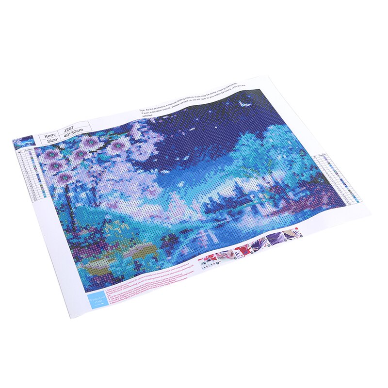 Full Square Diamond Painting Spring DIY 3d Diamond Mosaic Peach Tree Full Round Diamond Embroidery Cross Stitch Pink Flowers