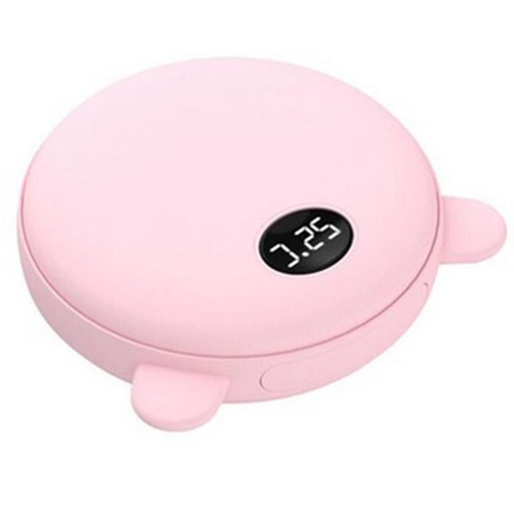 Universel mignon ours oreille Usb charge main chauffe batterie externe 2 en 1 puissance Mobile Mini bande dessinée affichage numérique température