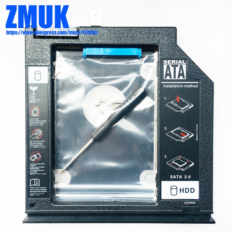 Adaptador de disco duro SSD Caddy con placa frontal para ASUS
