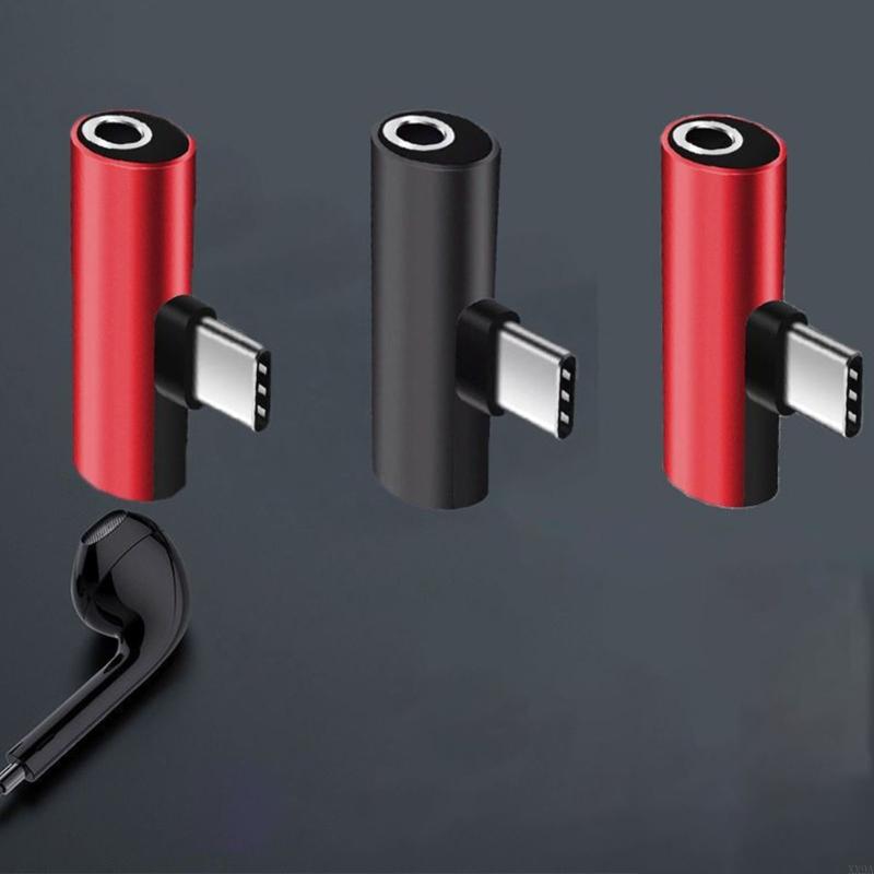 XX9A USB C to Aux-Audio Dongle Converter USB C to 3.5mm Earphone Adapter