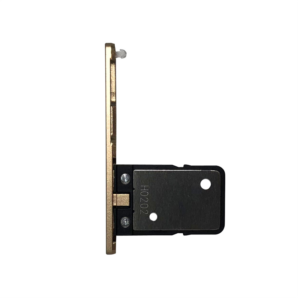 Einzelne Sim Kartenbehälter Ersatz für Sony Xperia XA1 G3121 G3112 G3125 G3116 G3123 (Golden)