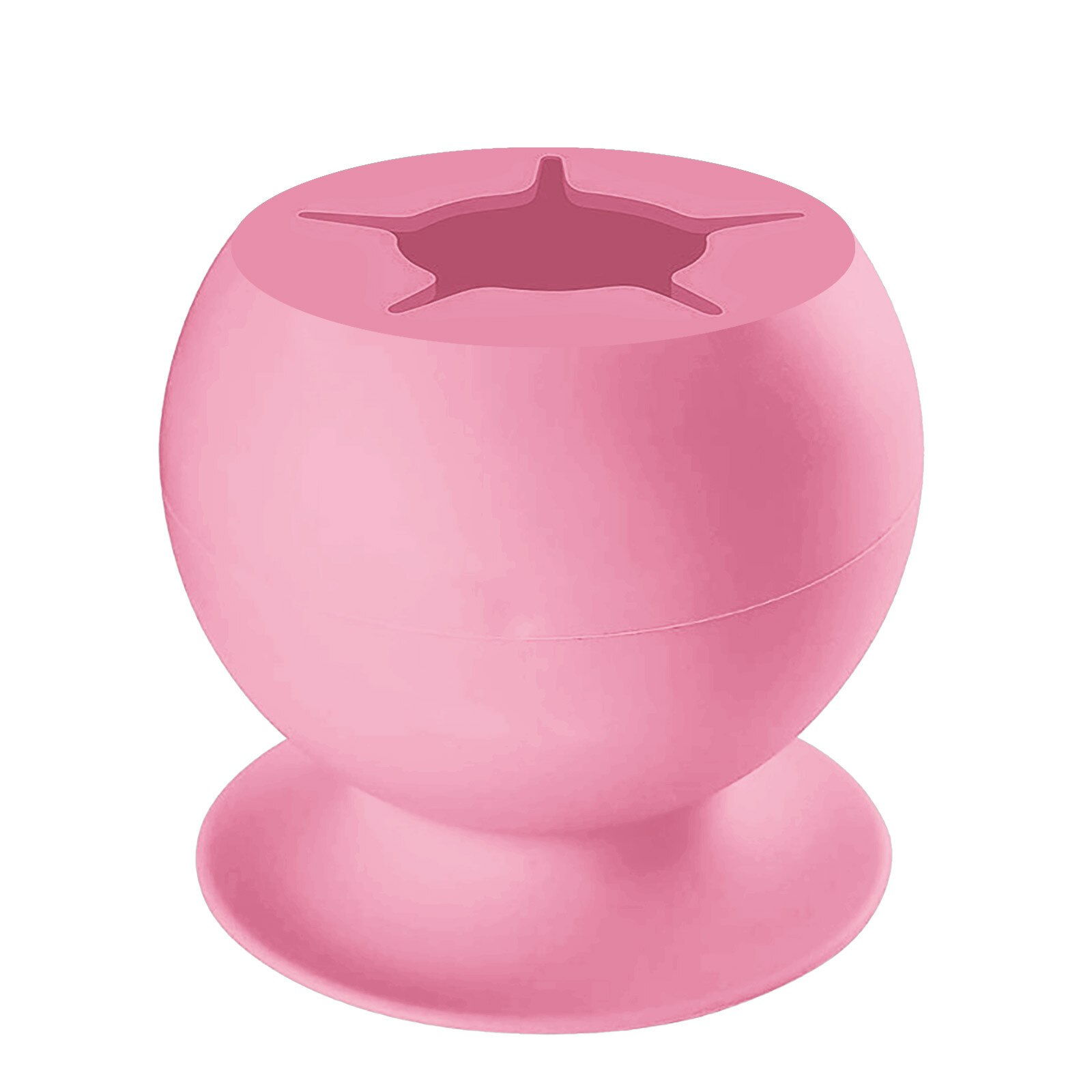 Hoge Siliconen Wieden Afval Collector Vinyl Siliconen Zuignap Wieden Tool Kit Diy Handwerk Opbergdoos Cup Decor: Pink 