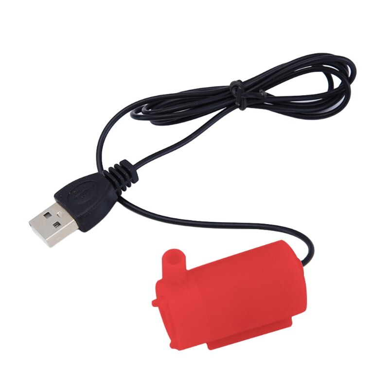 Micro Dompelpomp Fish Tanks Aquarium Usb Aangedreven Dc 5V 2-3L/Min Mini Motor Water-Pomp
