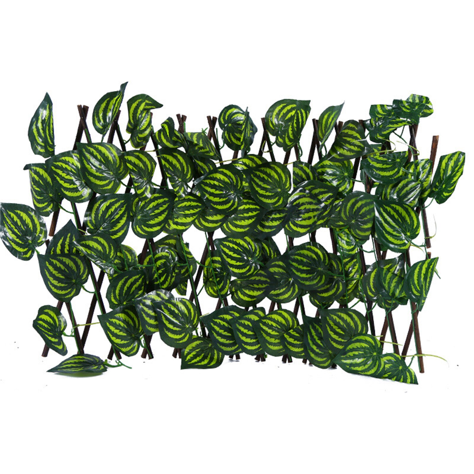 Expandable Artificial Privacy Fence Screen Hedges Fence Faux Plants Leaf Decoration For Outdoor Balcony Garden Decor 180*20cm: type 2