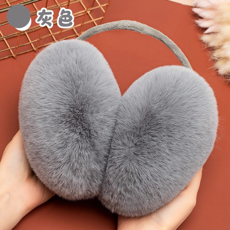 femelle en peluche adulte oreille cache-oreille hiver oreille muff mignon en peluche oreille muff