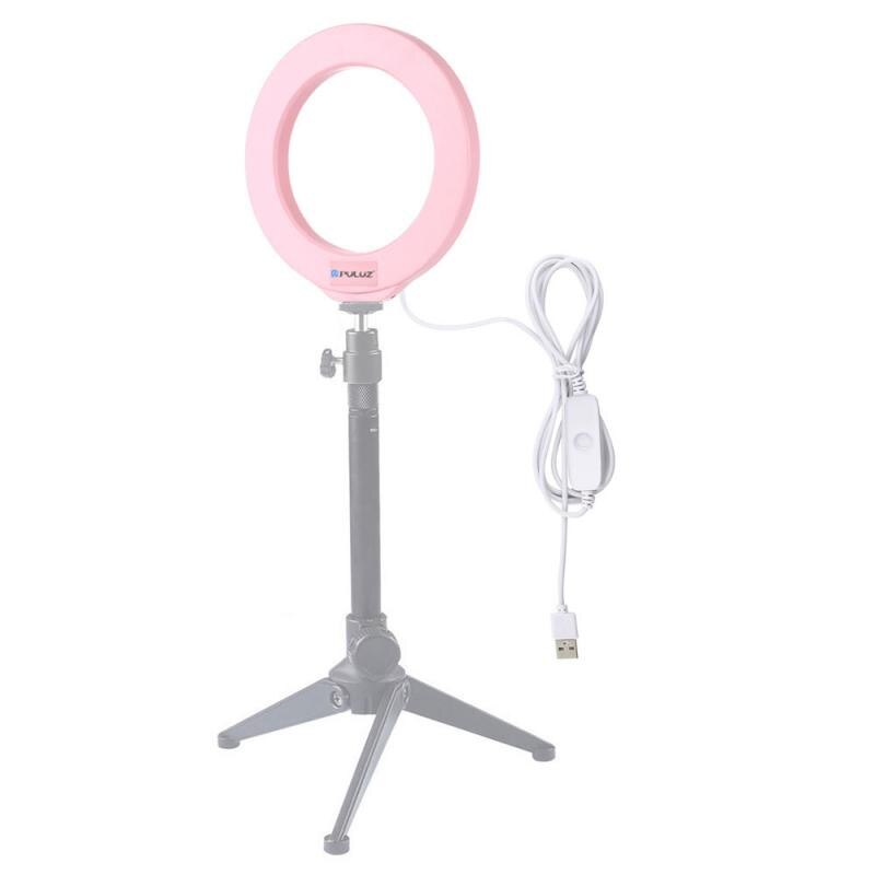 Anillo de luz LED para selfies de 4,7 pulgadas, 12cm, anillo de luz USB, lámpara para Vlogging, luces para vídeo y fotografía, para maquillaje