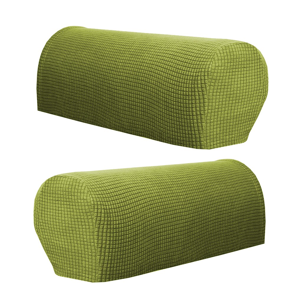 einstellen von 2 Stück Universal- Möbel Armlehne Abdeckungen Sofa Stuhl Arm Protektoren: Grün