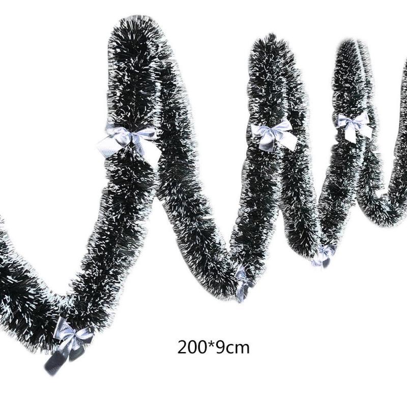 2020 nya 200 x 9cm jul dekorationsband tjock jul glitter krans träd hem julfest vacker dekoration hotsale: 3
