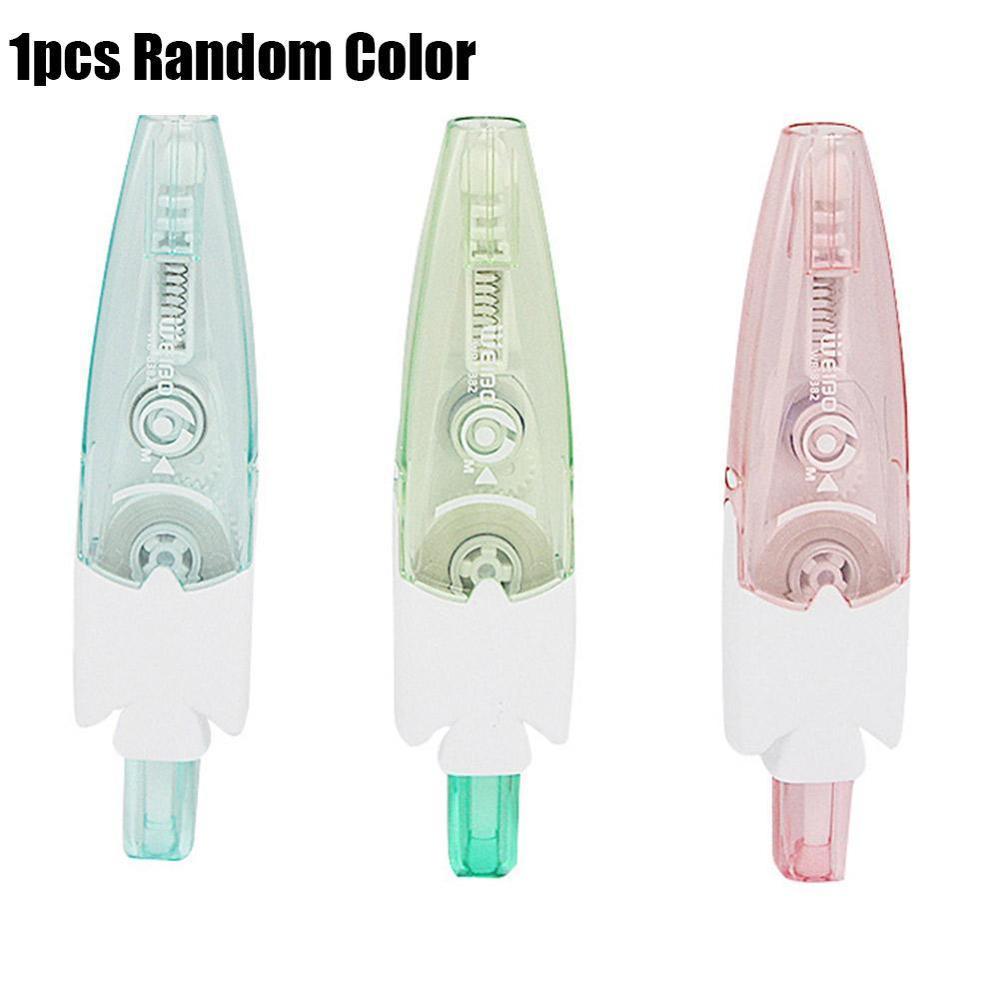 Press White Corrector Pen Special 5mm*6m White Tape Pen School Correction Office Stationery Supplies O5E2: Default Title