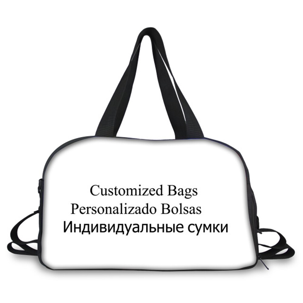 Coloranimal Semplice Travle Borsa sacchetto di Mano Delle Donne Simpatico Gatto e Cane di Stampa per Le Donne Big Duffle Bag Multifunzione Borsa Week-End: Custom T