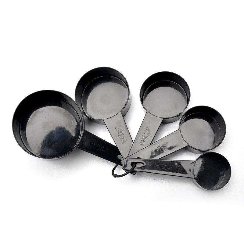 Cucharas medidoras y tazas medidoras, herramientas de cocina para hornear harina, café y azúcar, 5/10 unidades: 5pcs cups
