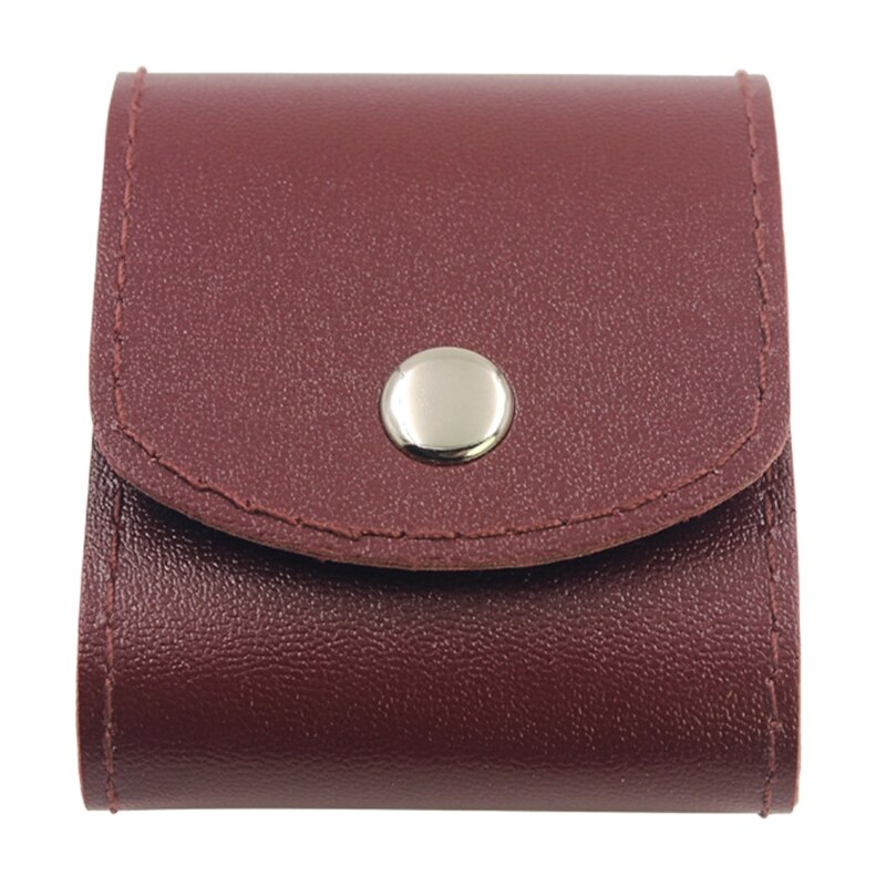 Wooden Bread Knife Razor Cutter with Storage Bag Round Bread Lame Dough Scoring Slashing Tool for DIY Sourdough Bread: Leather Case Brown