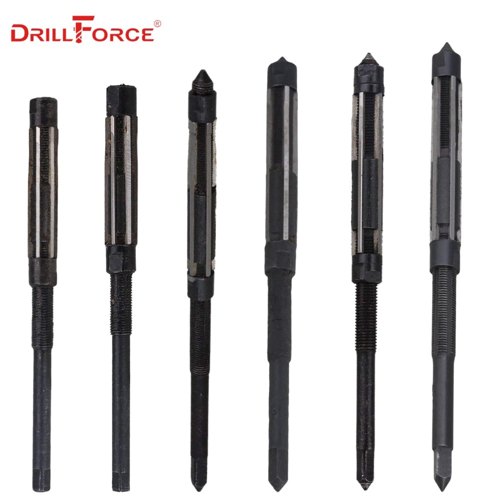 1PC Adjustable Hand Reamer HSS Size Range Alloy Steel Reamer Hand Reamer Machine Cutting Tool(6.25/6.75/7.25/7.75/8.5/9.25/10mm)