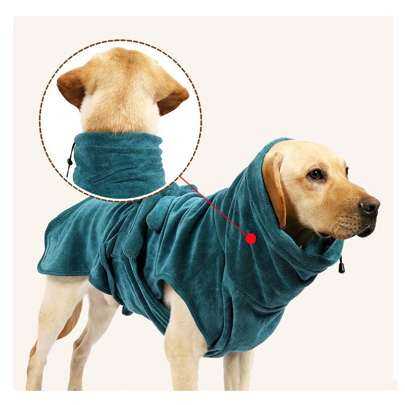 Invwo Hond Badjassen Handdoeken Sterk Absorberende Bad Sneldrogende Kleding Kleine En Medium Grote Honden Golden Retriever Huisdier Badjassen