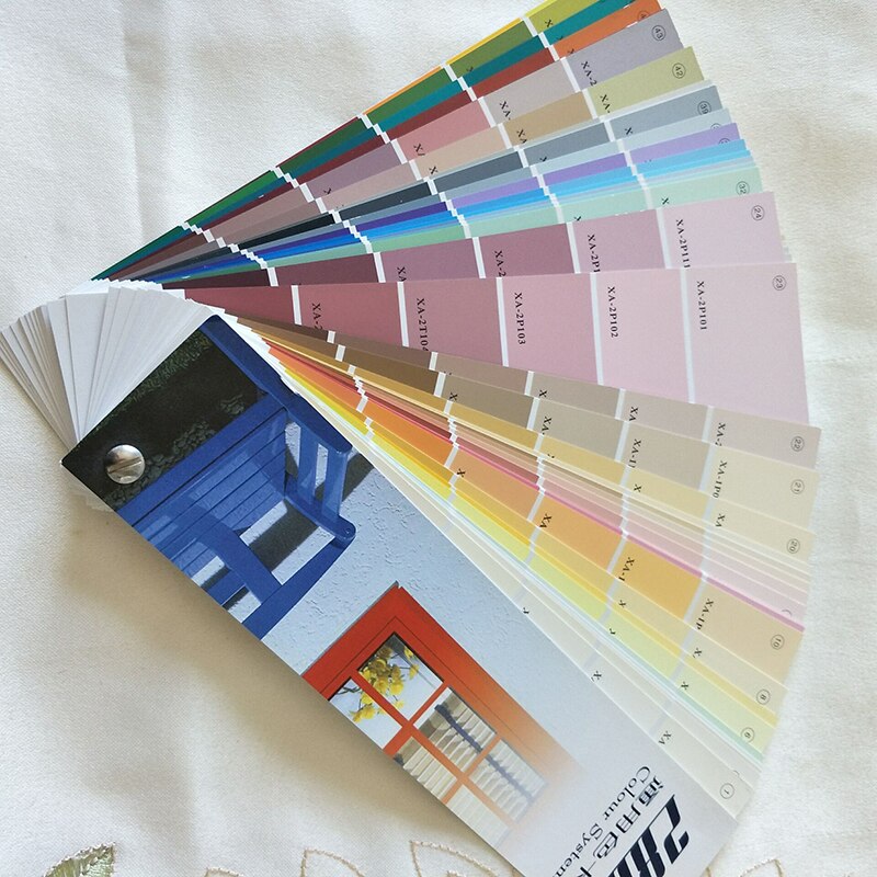 Chinese architectural paint color card, /288 color / standard universal color card / paint color card
