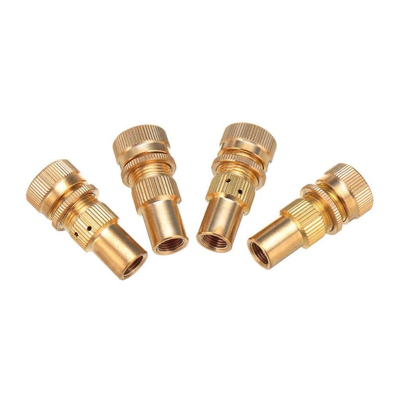 VODOOL 4Pcs Universal Brass Off-Road Tire Deflators Kit Automatic 6-30PSI Tyre Deflator Pressure Bleed Valve Accessories For SUV