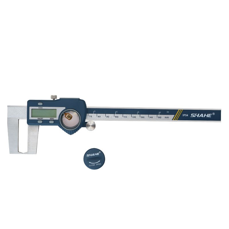 0-150mm 6" Digital Outside Groove Caliper with Flat Points paquimetro digital vernier caliper digital caliper steel