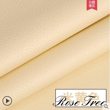 Imiteret præget læder, imiteret læderstof til syning, kunstigt syntetisk læder  d30 50 x 140cm store litchi pu læder 0.65mm: B069