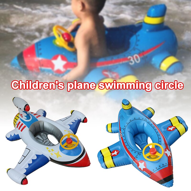 Anneau de natation en avion , siège gonflable pour enfants, anneau de natation pour l'été, fête aquatique amusante en plein air DRSA88