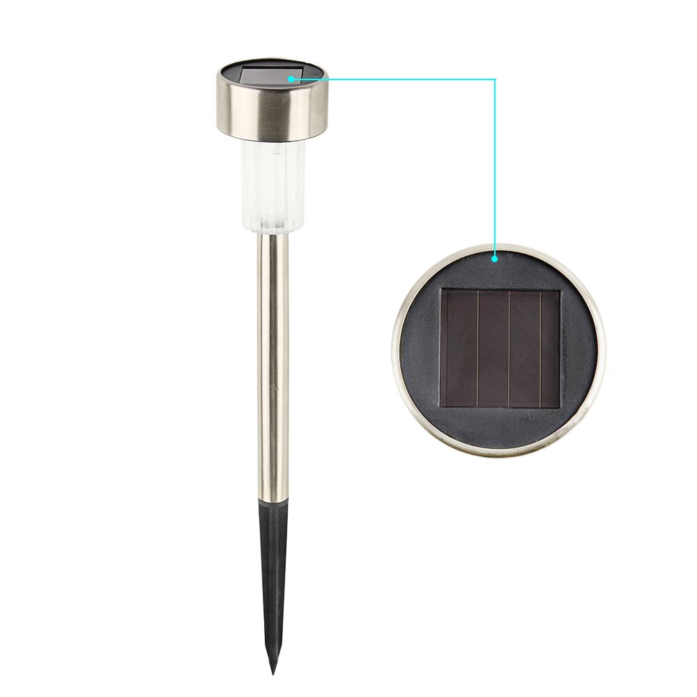 Goodland LED Lawn Lamp RGB Garden Light 5pcs/lot Solar Outdoor Stake Lighting Waterproof Solar Panel For Yard Landscape Pathway