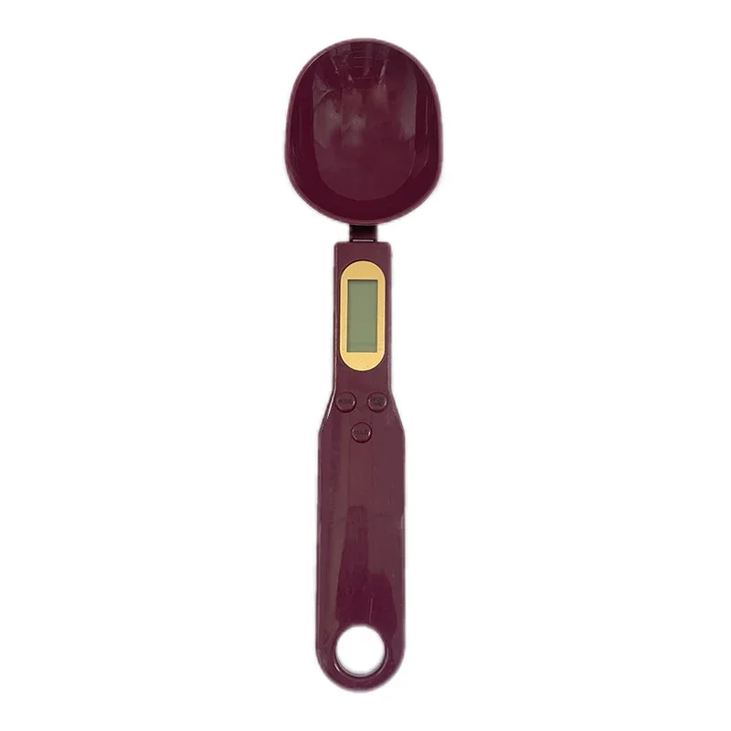 Báscula de cocina de medición Digital Lcd electrónica 0,1-500g Mini herramienta de cocina para el hogar medición de precisión para báscula de cuchara de café: Transparente