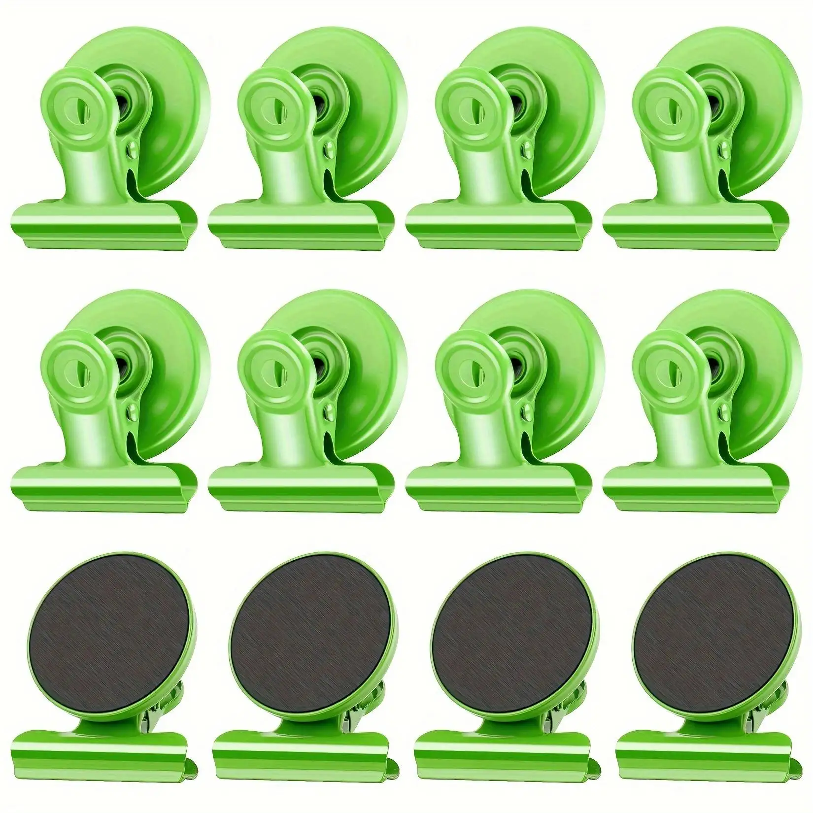 Refrigerator Magnets Fridge Magnetic Clips Heavy Duty, Fridge Magnet Clips, Clips Magnets For Fridge: black