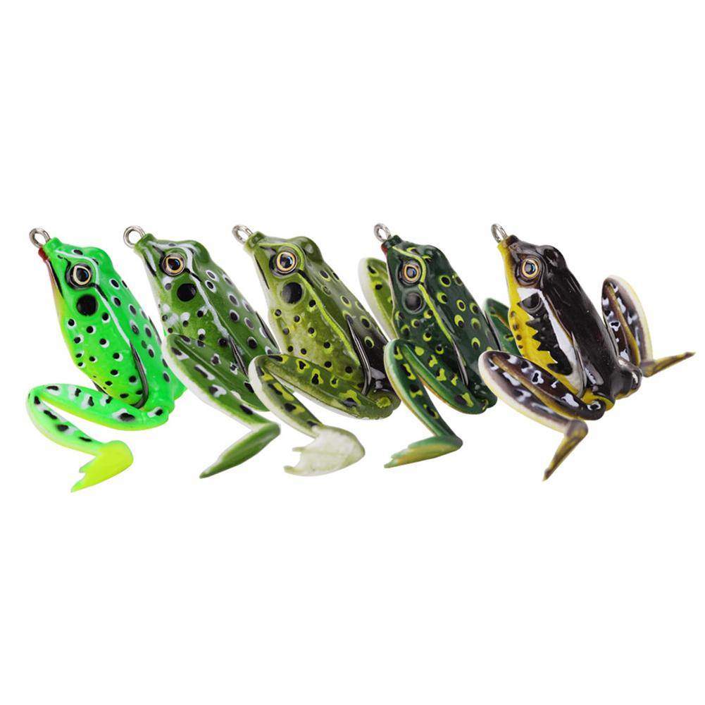 5cm Artificial Frog Shape Fish Lure Bait Outdoor Fishing Tackle Tools Accessory