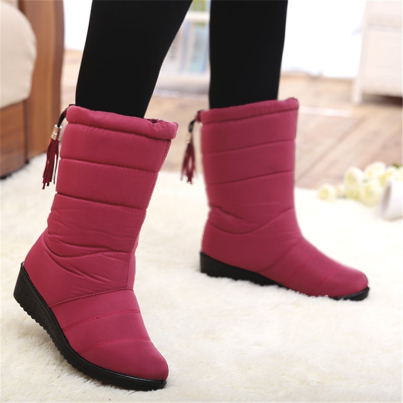 Sneeuwlaarzen waterdichte enkellaarsjes voor dames laarzen dames winterschoenen dameslaarzen zachte warme dames winterlaarzen mujer