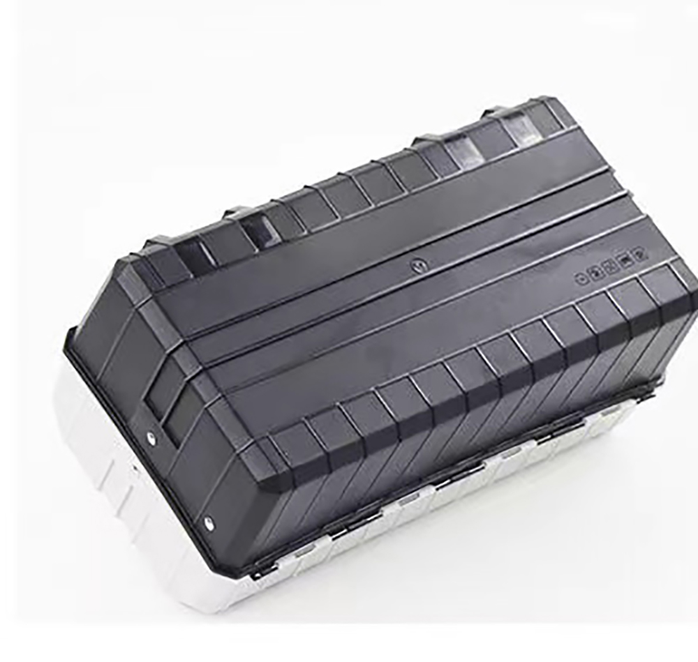 Draagbare Gereedschapskist Plastic Hardware Toolbox Huishoudelijke Kleine Formaat Multifunctionele Onderhoud Toolbox Auto Opbergdoos Anti-Val Doos