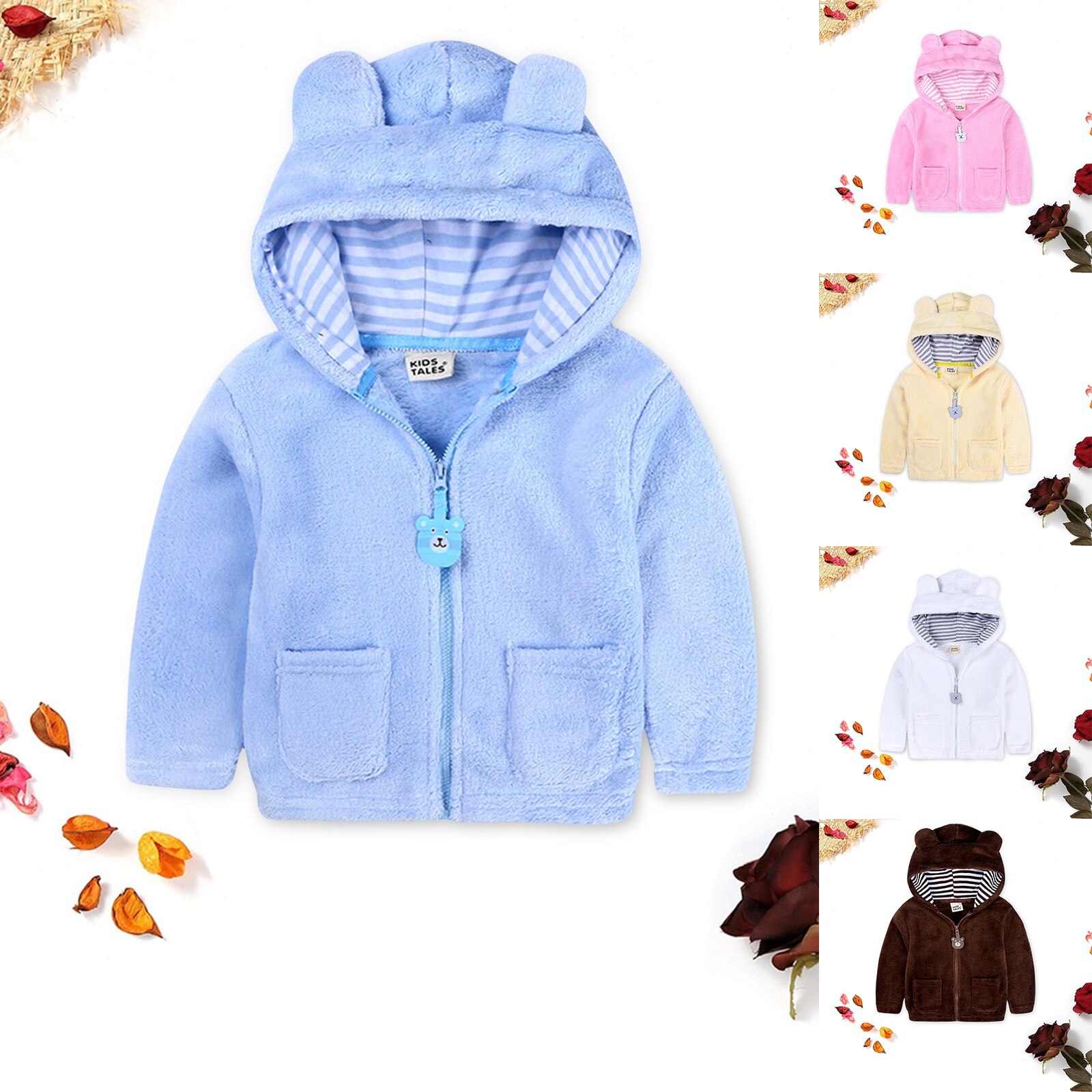Baby Meisjes Jas Kids Jongens Mode Jassen Kunstmatige Bont Warm Hooded Herfst Winter Meisjes Baby Kleding Kinderen Jas