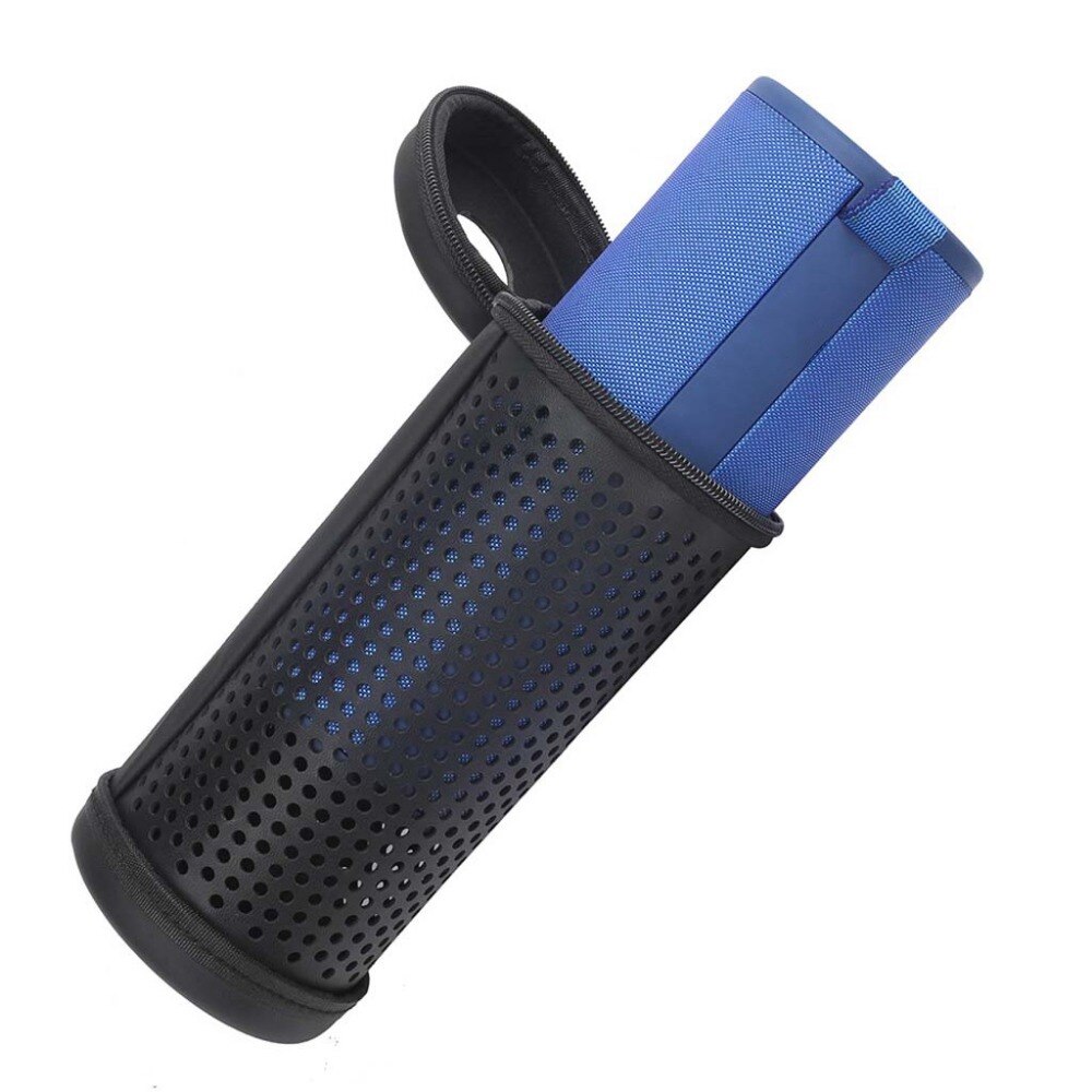 Reistas van uitgehold gaas en eva met riem voor de logitech ultimate ears megaboom 3 draagbare draadloze bluetooth-luidspreker