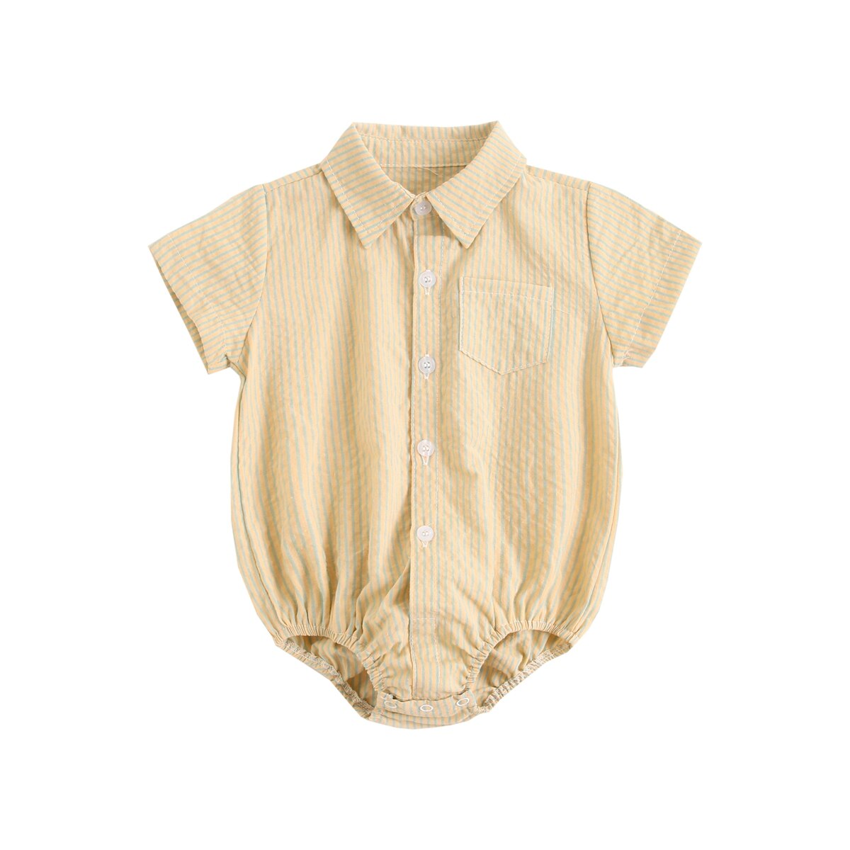 Sanlutoz – body en coton à manches courtes pour bébés garçons, vêtements à carreaux, à la , été: BRS1074-OR / 2-3T