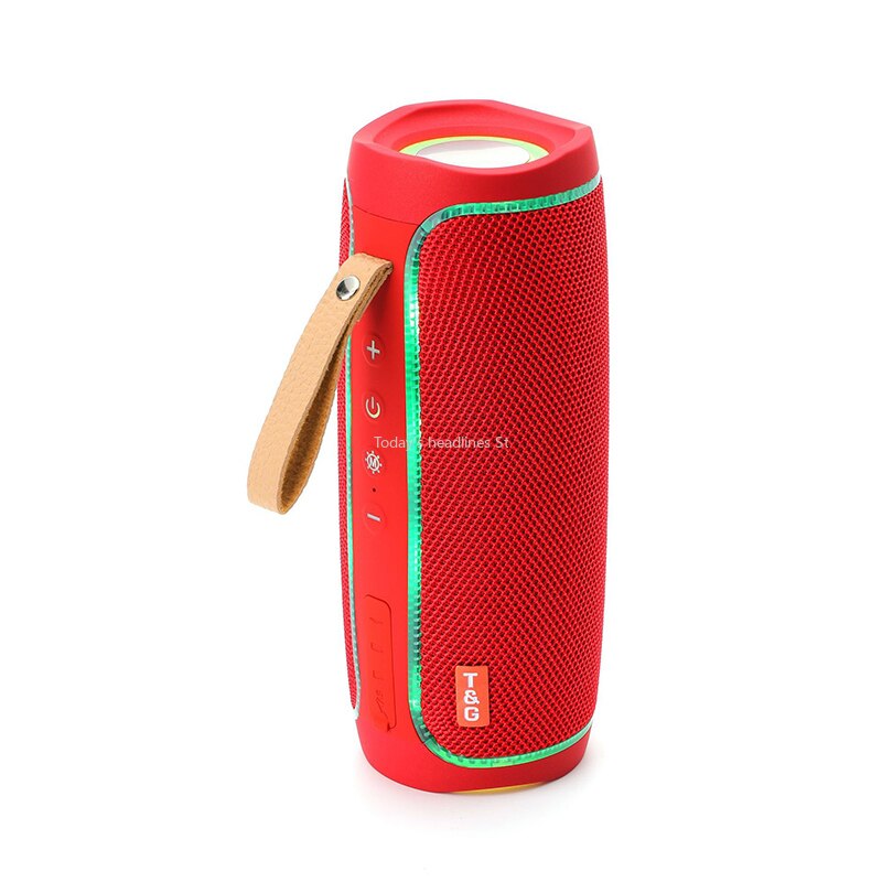 Tg288 led-außenleuchten, bluetooth-audio, dual-membran-subwoofer, tragbarer high-end-bluetooth-lautsprecher