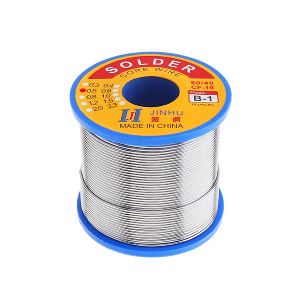 500G No-Clean Rosin Core Soldeer Draden 60/40 Tin Lood Rosin Core Soldeer Draad Voor Elektrische Reparatie, elektrische Soldeerbout: 0.5mm