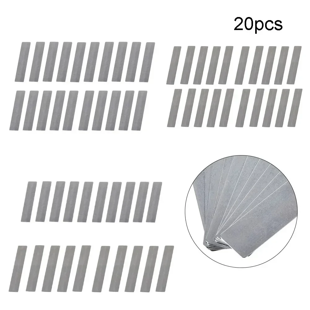 Kompressorventilplatte 20 Stück Ventilplatte für Kompressorventil Schrapnell Abstandshalter Luftkompressor Ersatzteil Pneumatische Teile
