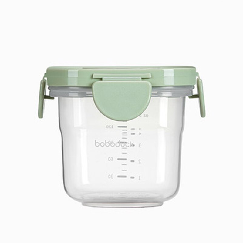 Boboduck Baby Food Storage Box Snack Milk Powder Sealed Storage Cups Container Storage Box 150ML/5OZ F9255: Green
