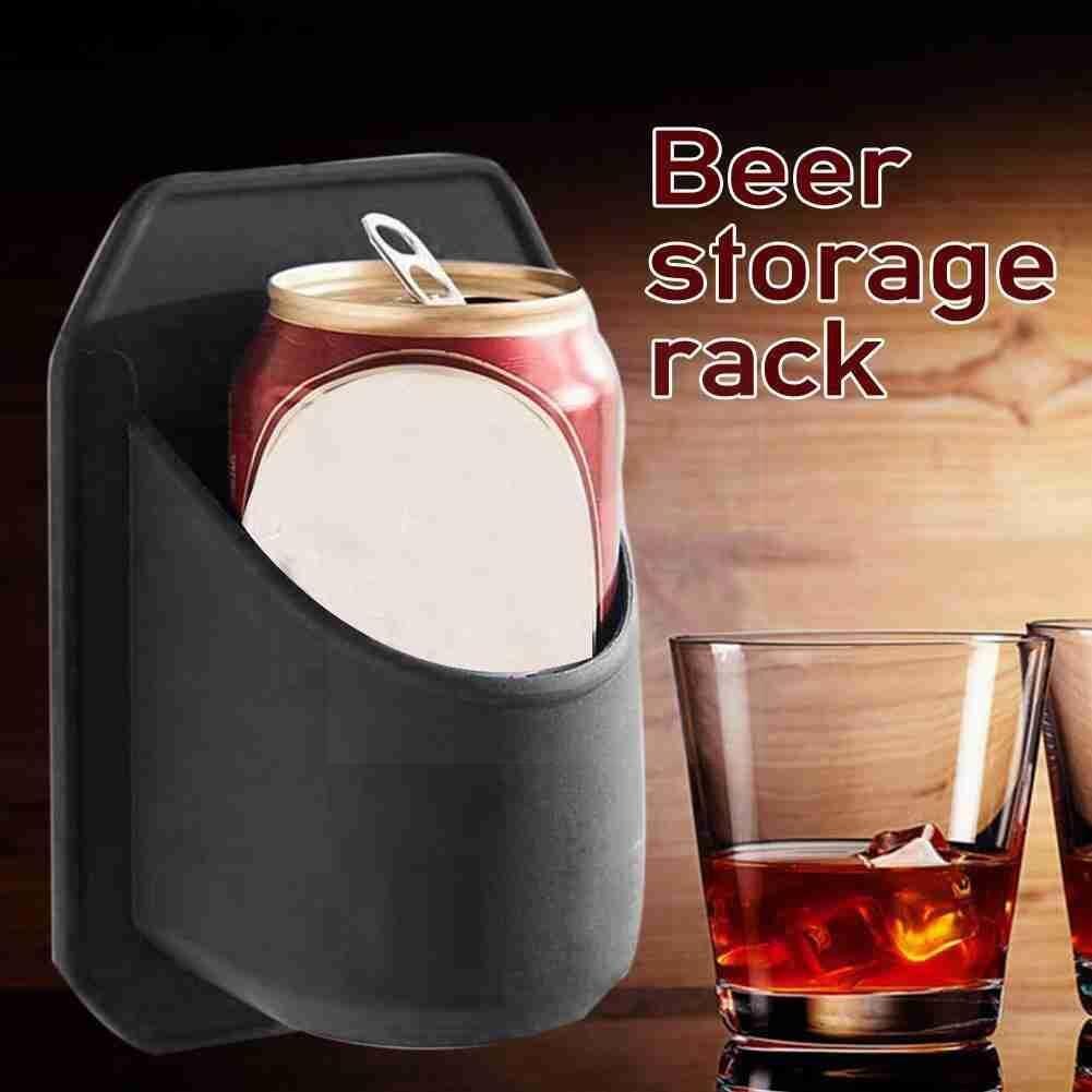 Wall Mounted Beer Can Wine Glass Holding Rack Multifunction Cup Beverage Cola Storage Bracket Bathroom Juice Plastic Holder H6N1
