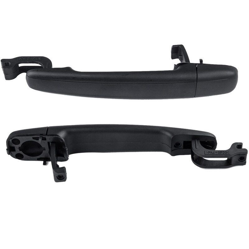 Auto Grijs Binnenste Handgreep Cover Compatibel met Peugeot 107 Toyota Aygo Citroën C1 2005-2009 Deurgesp Handdeksel Deurarmsteun Basis (Kleur: Rechts Zwarte Basis
