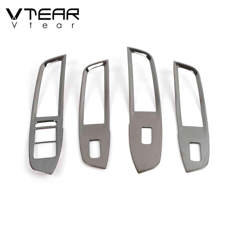 Vtear for MG ZS window button switch cover glass lifting trim frame interior mouldings control panel car-styling accessories