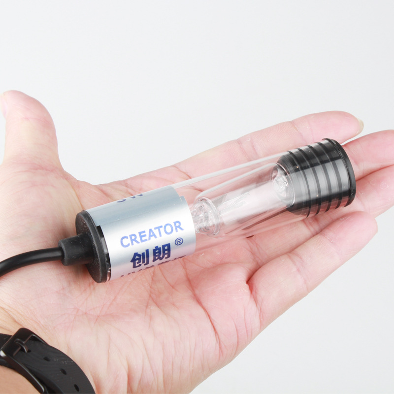 Lámpara esterilizadora UV sumergible para acuario, filtro de luz ultravioleta impermeable, floración de algas, luz limpia para pecera, estanque, Coral