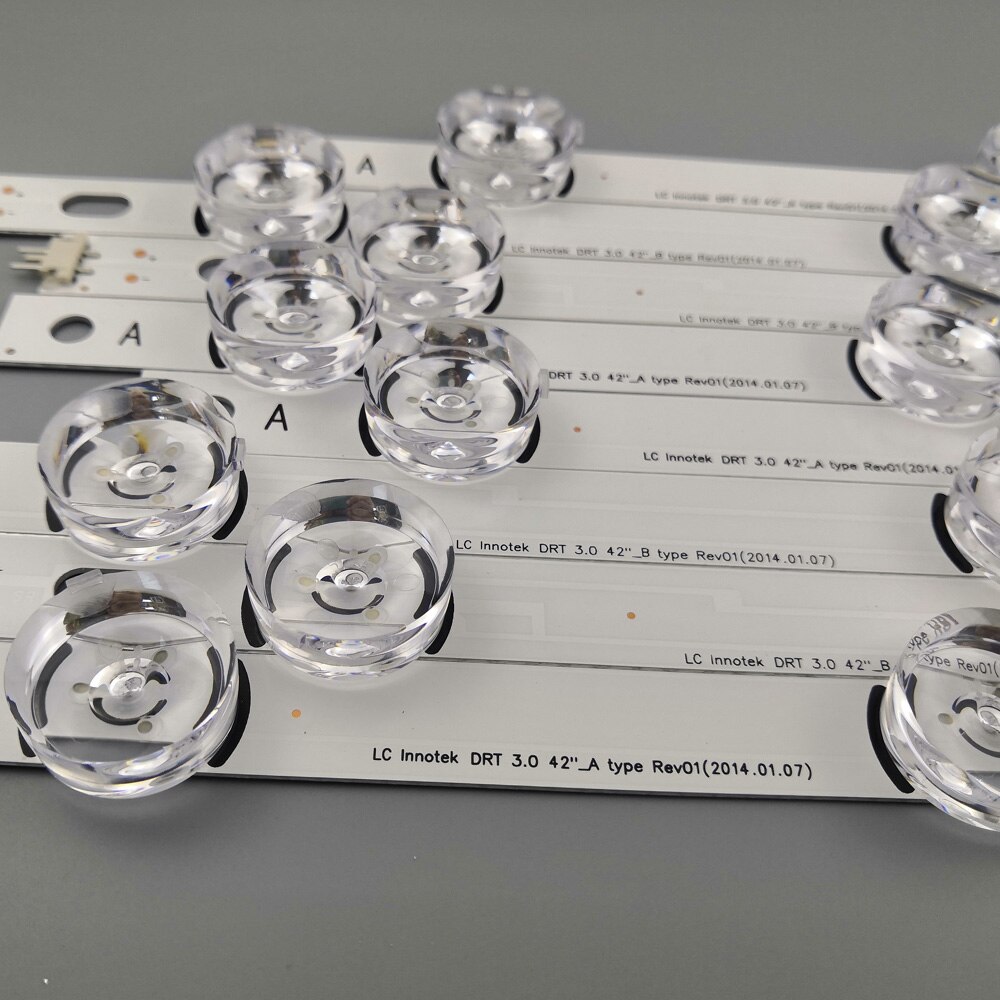 Led stripe for  lg 42 lb 5800 42 lb 5700 42 lf 5610 42 lb 550v innotek drt 3.0 42 a/b 6916l-1709b 6916l-1710b 1709a 1710a