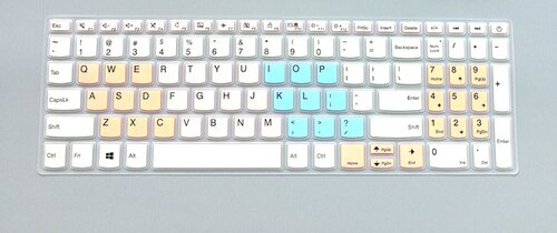 Keyboard Cover Protector Skin For Lenovo IdeaPad 15S ARE Notebook Keyboard Film 15.6-inch Protective Film Cute: type10